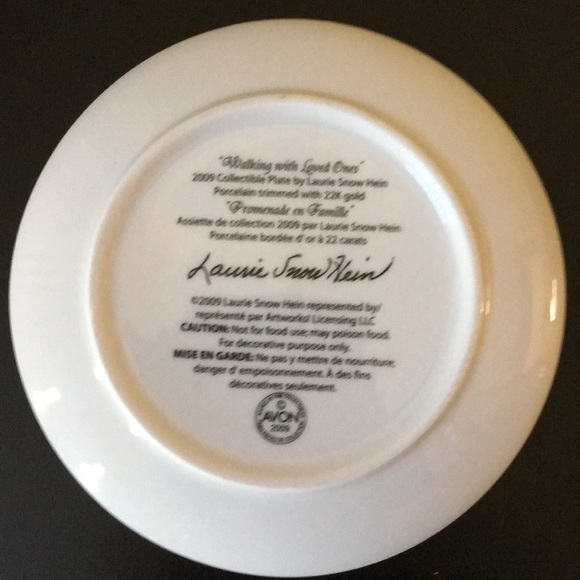 2/$15 Mini plates set 22k gold trimmed - Picture 5 of 11